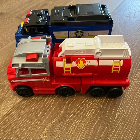 Paw Patrol Chase Marshall Big Truck Pups Rescue Truck - Picture 9 of 10
